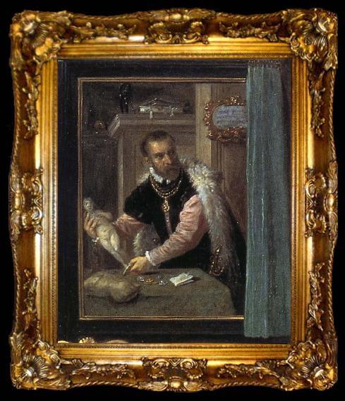 framed  David Teniers Details of Archduke Leopold Wihelm